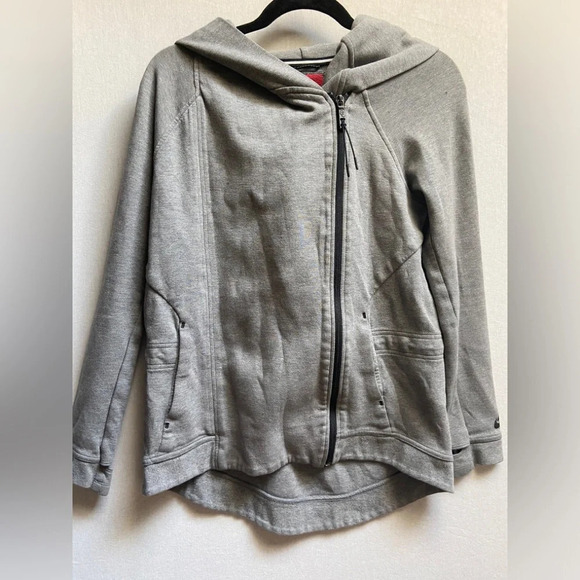 Nike full zip hoodie grey jacket Sz S - Picture 1 of 12